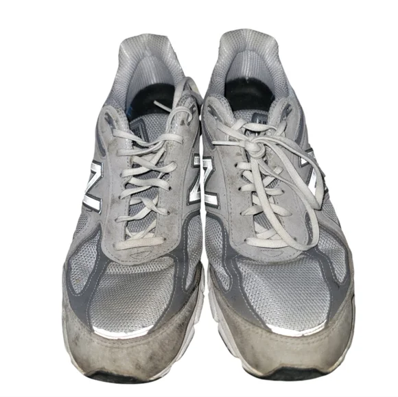 New Balance 990v4 Gray Made In USA Shoes Sneakers Men’s Size 12 - Picture 5 of 8